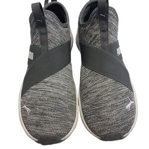 Puma Gray Slip On Knit Sneakers Better Foam Prowl Forever Better Women Sz 9